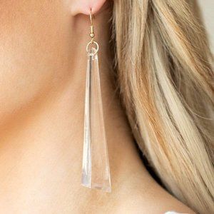 Break The Ice - Gold Earrings